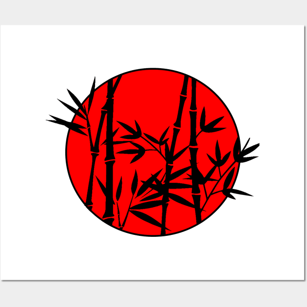 Bamboo japan Wall Art by Nezumi1998